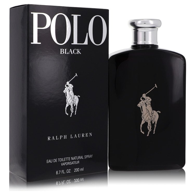 polo black by ralph lauren eau de toilette spray 6.7 oz