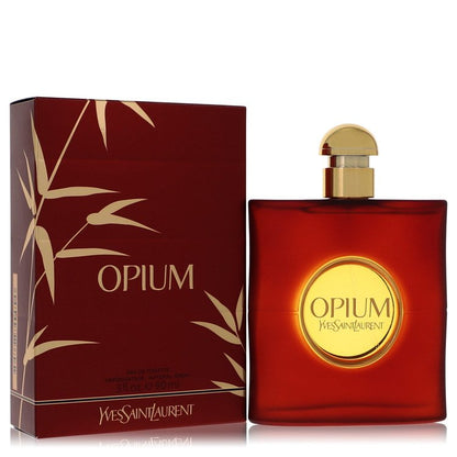 opium by yves saint laurent eau de toilette spray (new packaging) 3 oz