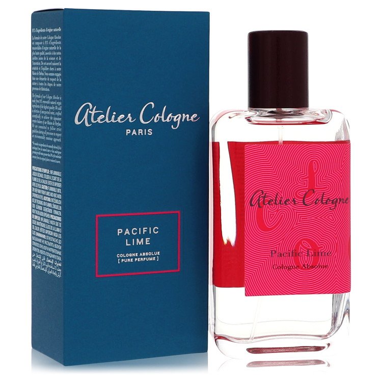 pacific lime by atelier cologne pure perfume spray (unisex) 3.3 oz