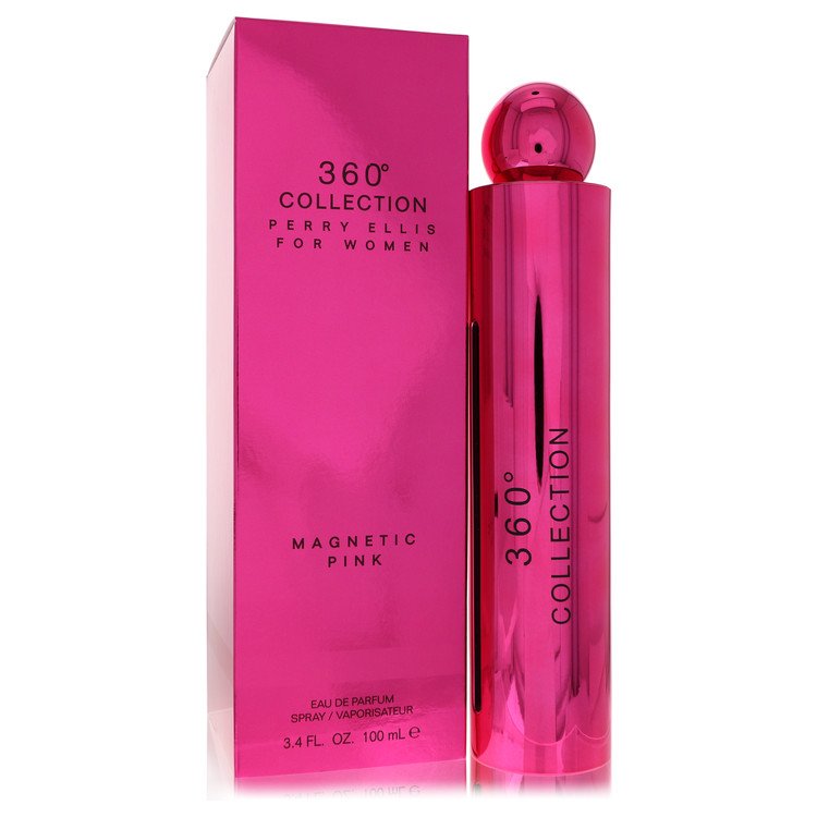 perry ellis 360 collection magnetic pink by perry ellis eau de parfum spray 3.4 oz