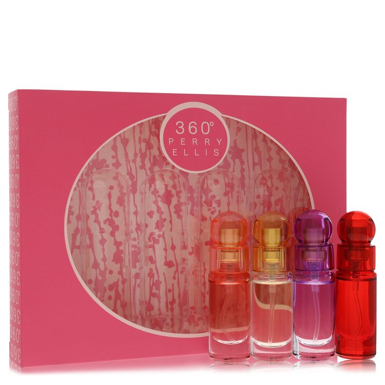 perry ellis 360 by perry ellis gift set -- four piece travel gift set includes --
