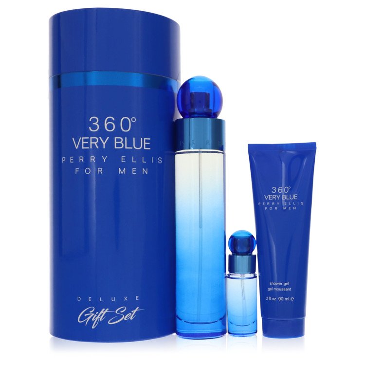 perry ellis 360 very blue by perry ellis gift set -- --