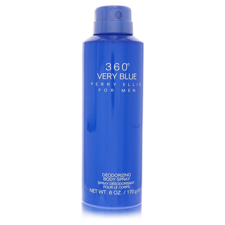 perry ellis 360 very blue by perry ellis body spray (unboxed) 6.8 oz