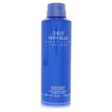 perry ellis 360 very blue by perry ellis body spray (unboxed) 6.8 oz