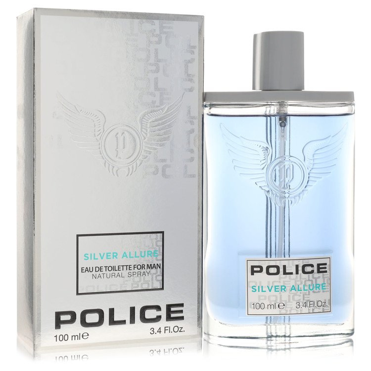 police contemporary silver allure by police colognes eau de toilette spray 3.4 oz