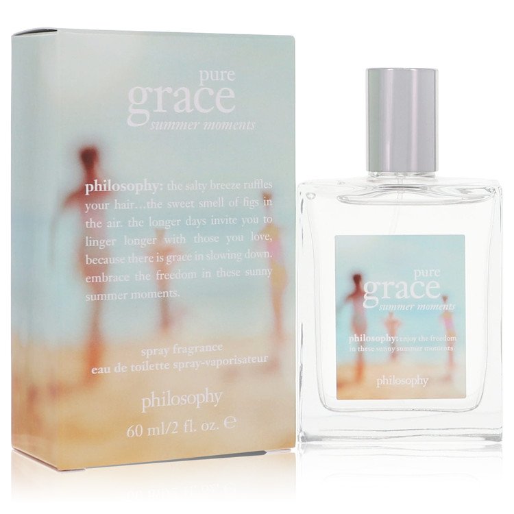 pure grace summer moments by philosophy eau de toilette spray 2 oz