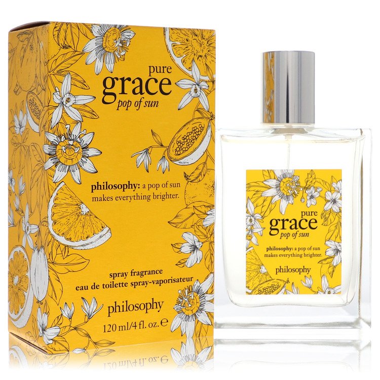 pure grace pop of sun by philosophy eau de toilette spray 4 oz