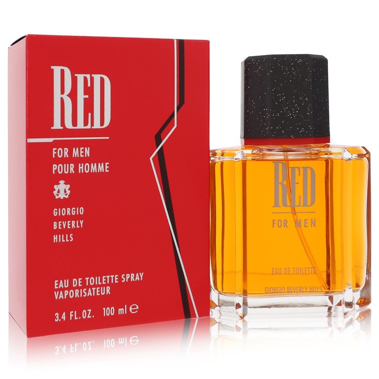 red by giorgio beverly hills eau de toilette spray 3.4 oz