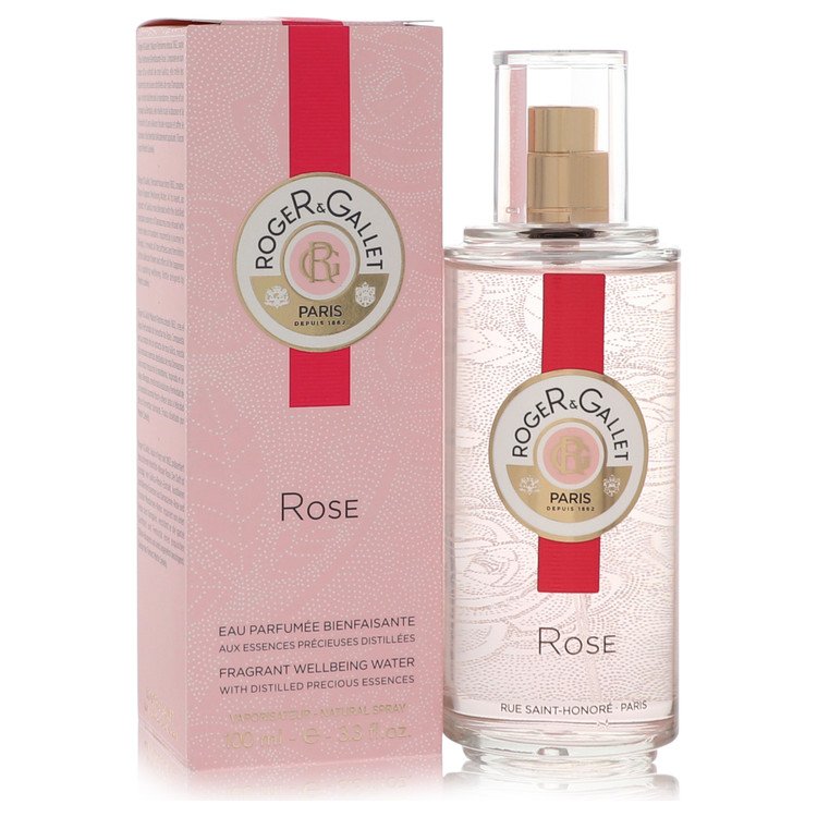 roger & gallet rose by roger & gallet fragrant wellbeing water spray 3.3 oz
