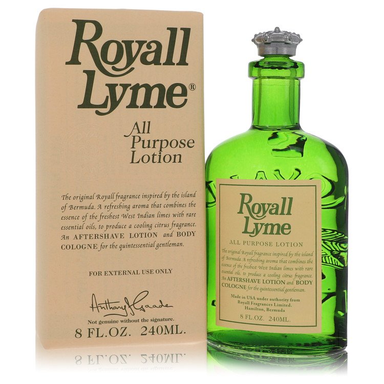 royall lyme by royall fragrances all purpose lotion / cologne 8 oz