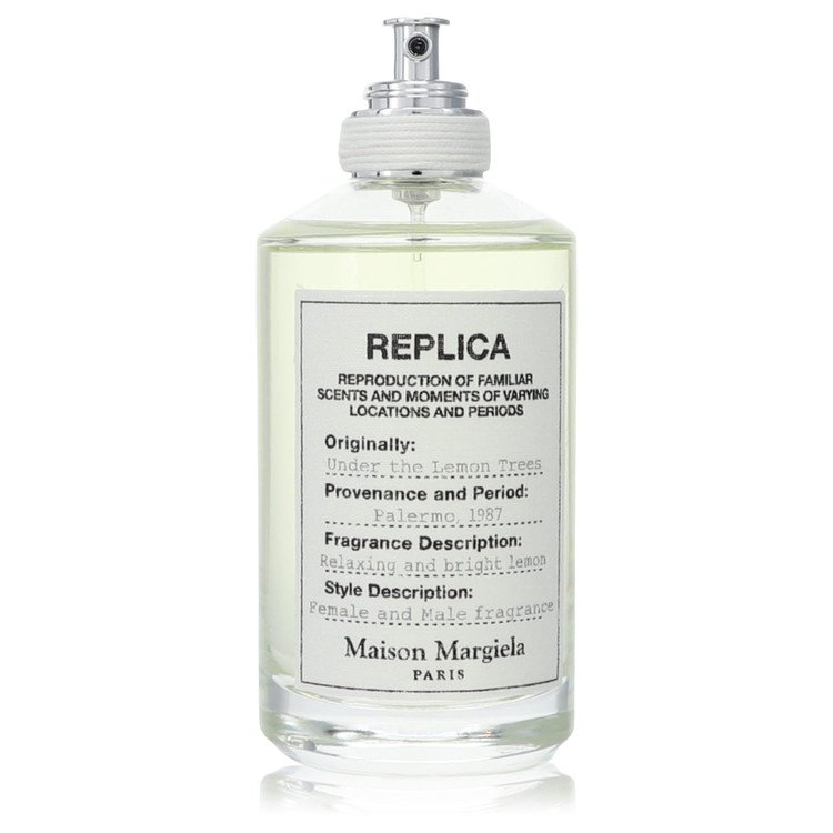 replica under the lemon trees by maison margiela eau de toilette spray (unisex tester) 3.4 oz