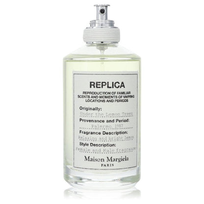 replica under the lemon trees by maison margiela eau de toilette spray (unisex tester) 3.4 oz