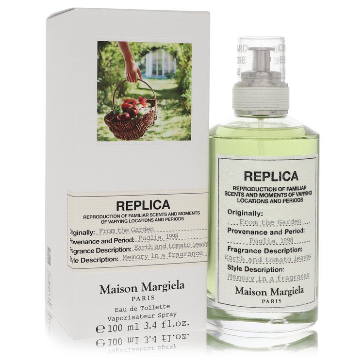 replica from the garden by maison margiela eau de toilette spray (unisex) 3.4 oz