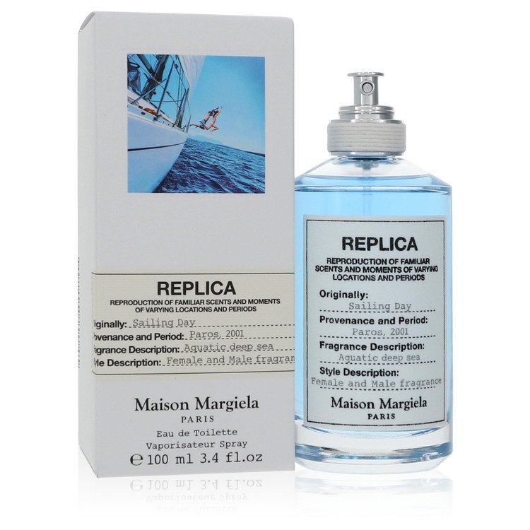 replica sailing day by maison margiela eau de toilette spray (unisex) 3.4 oz