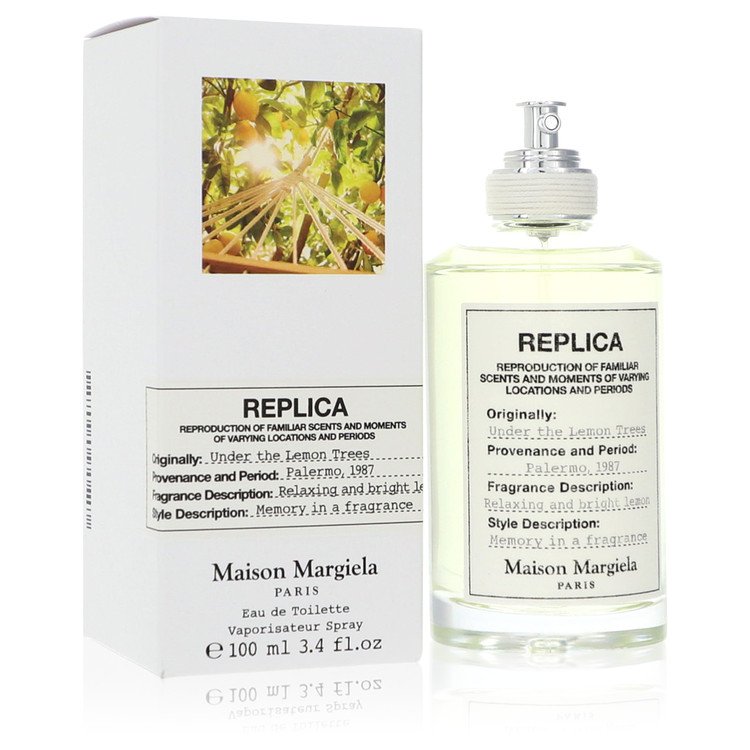 replica under the lemon trees by maison margiela eau de toilette spray (unisex) 3.4 oz