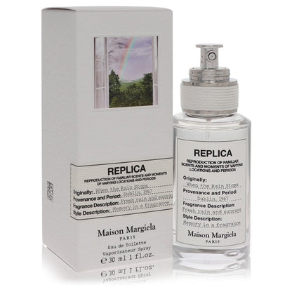 replica when the rain stops by maison margiela eau de toilette spray 1 oz