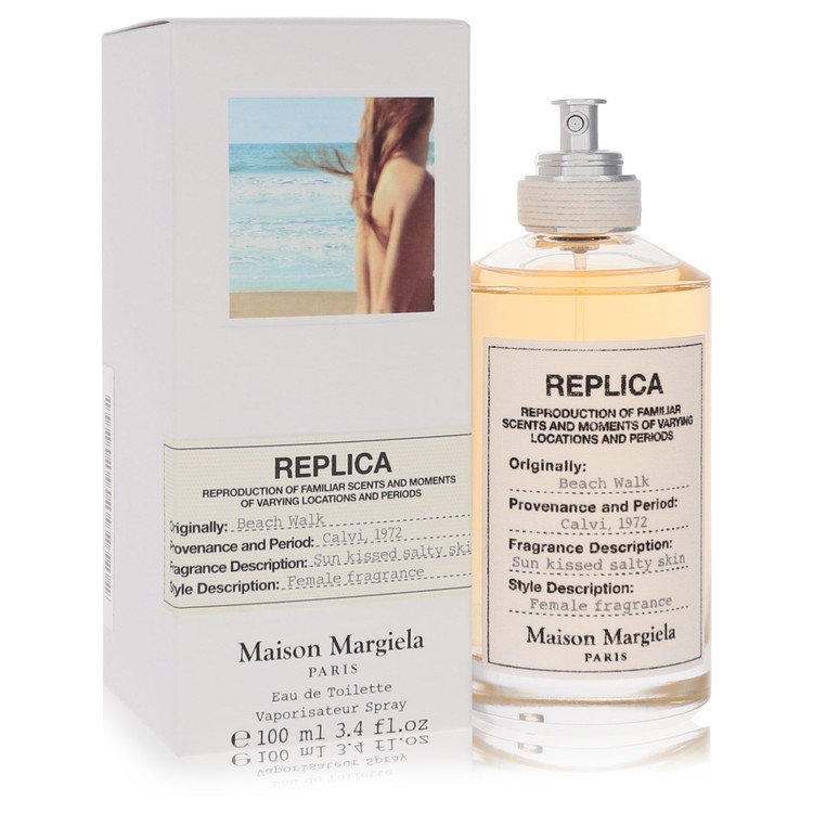 replica beachwalk by maison margiela eau de toilette spray 3.4 oz