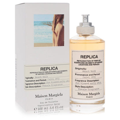 replica beachwalk by maison margiela eau de toilette spray 3.4 oz
