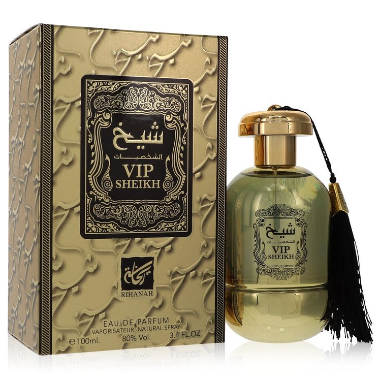 rihanah vip sheikh by rihanah eau de parfum spray (unisex) 3.4 oz