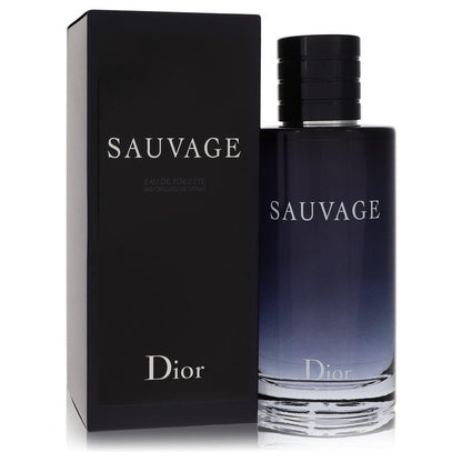 sauvage by christian dior eau de toilette spray 6.8 oz