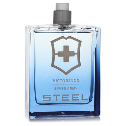swiss army steel by swiss army eau de toilette spray (tester) 3.4 oz