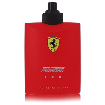 ferrari scuderia red by ferrari eau de toilette spray (tester) 4.2 oz