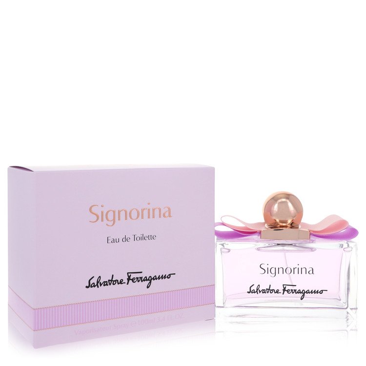 signorina by salvatore ferragamo eau de toilette spray 3.4 oz