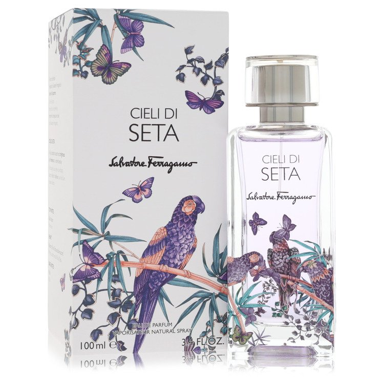 salvatore ferragamo cieli di seta by salvatore ferragamo eau de parfum spray (unisex) 3.4 oz