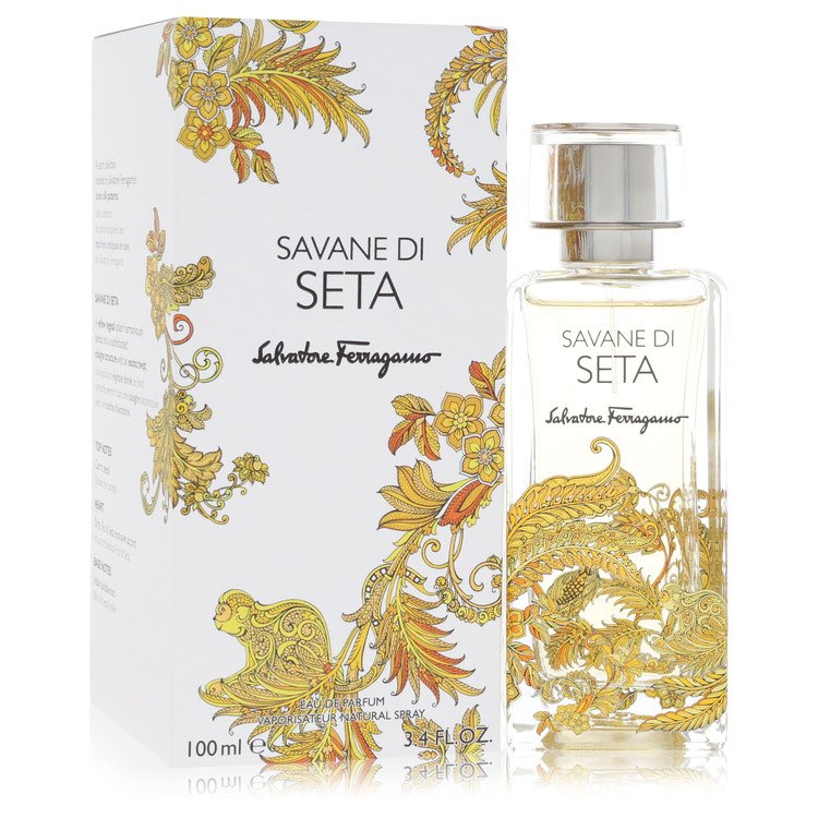 salvatore ferragamo savane di seta by salvatore ferragamo eau de parfum spray (unisex) 3.4 oz