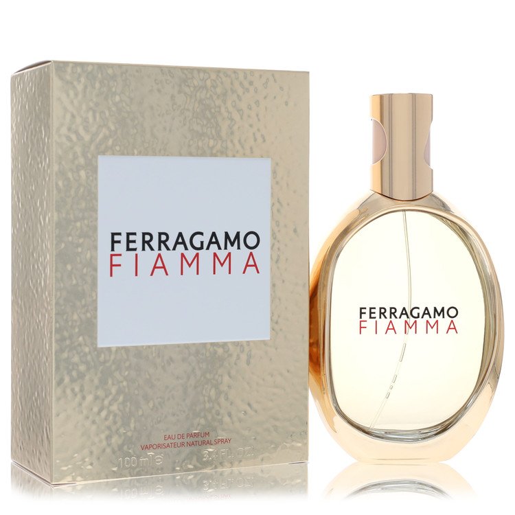 salvatore ferragamo fiamma by salvatore ferragamo eau de parfum refillable spray (unisex) 3.4 oz