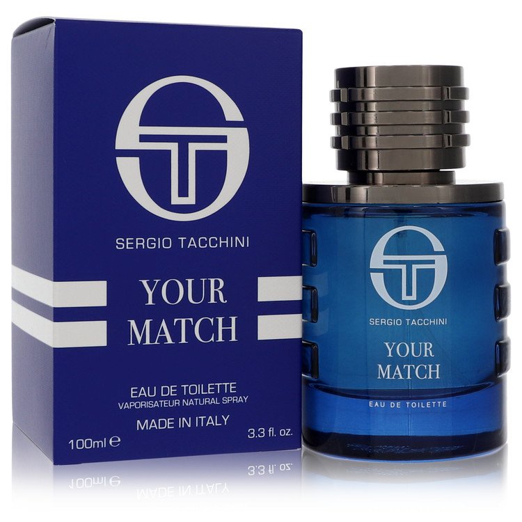 sergio tacchini your match by sergio tacchini eau de toilette spray 3.3 oz