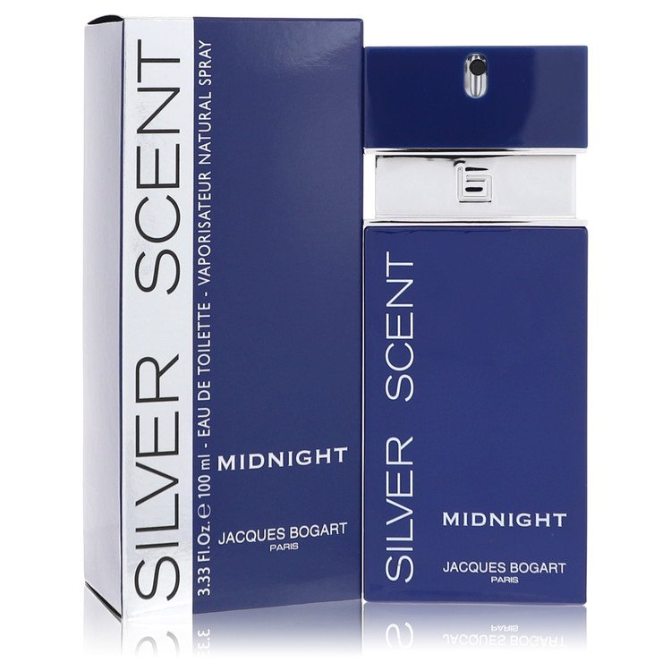 silver scent midnight by jacques bogart eau de toilette spray 3.4 oz