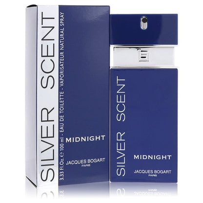silver scent midnight by jacques bogart eau de toilette spray 3.4 oz