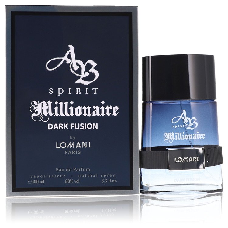 spirit millionaire dark fusion by lomani eau de parfum spray 3.3 oz