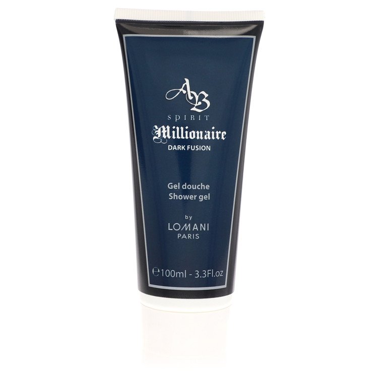 spirit millionaire dark fusion by lomani shower gel 3.3 oz