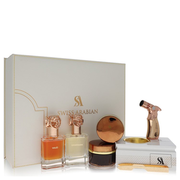 swiss arabian bakhoor dukhoon al haram by swiss arabian gift set -- gift set contains 2 x --