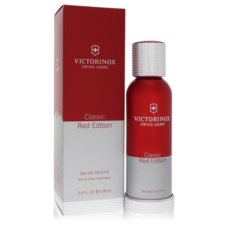 swiss army red edition by victorinox eau de toilette spray 3.4 oz