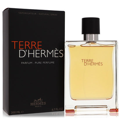 terre d\'hermes by hermes pure perfume spray 6.7 oz