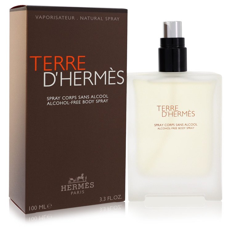 terre d\'hermes by hermes body spray (alcohol free) 3.3 oz