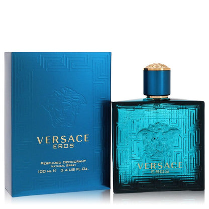 versace eros by versace deodorant spray 3.4 oz