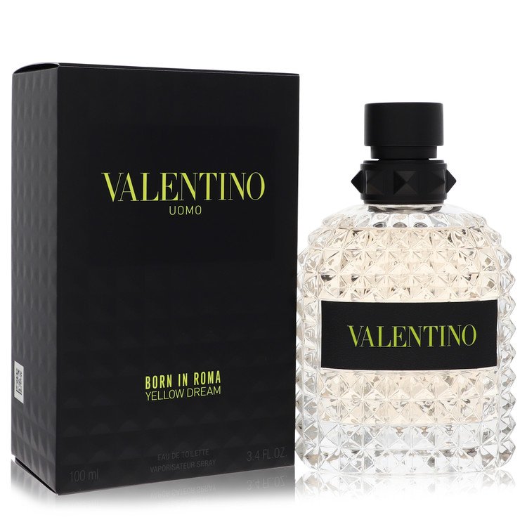 valentino uomo born in roma yellow dream by valentino eau de toilette spray 3.4 oz