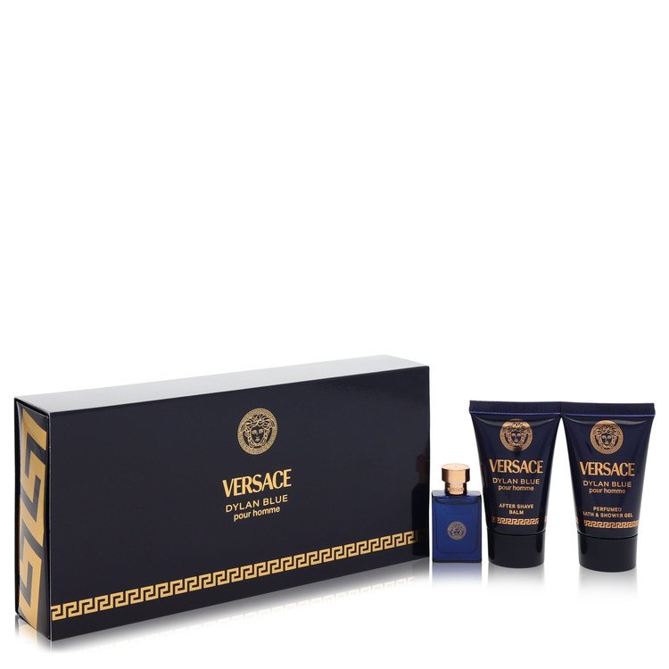 versace pour homme dylan blue by versace gift set -- --