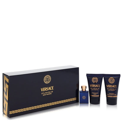 versace pour homme dylan blue by versace gift set -- --