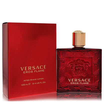 versace eros flame by versace after shave lotion 3.4 oz