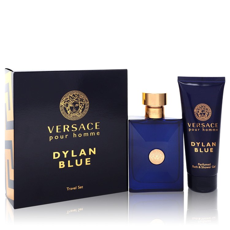 versace pour homme dylan blue by versace gift set - 3.4 oz eau de toilette spray + 3.4 oz shower gel --