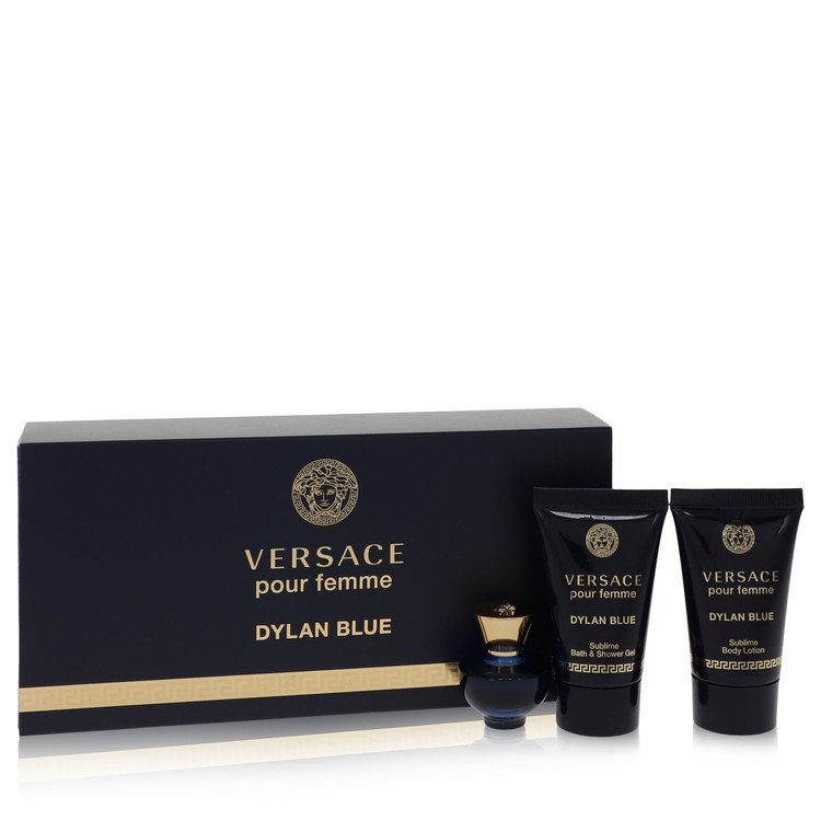 versace pour femme dylan blue by versace gift set -- --