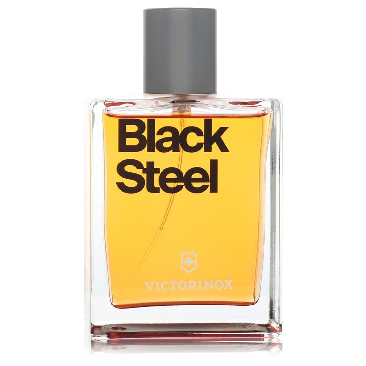 swiss army black steel by victorinox eau de toilette spray (tester) 3.4 oz