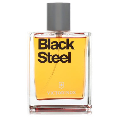 swiss army black steel by victorinox eau de toilette spray (tester) 3.4 oz