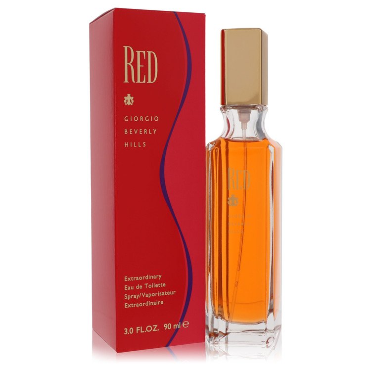 red by giorgio beverly hills eau de toilette spray 3 oz