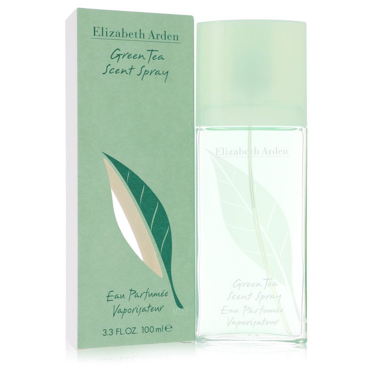 green tea by elizabeth arden eau parfumee scent spray 3.4 oz